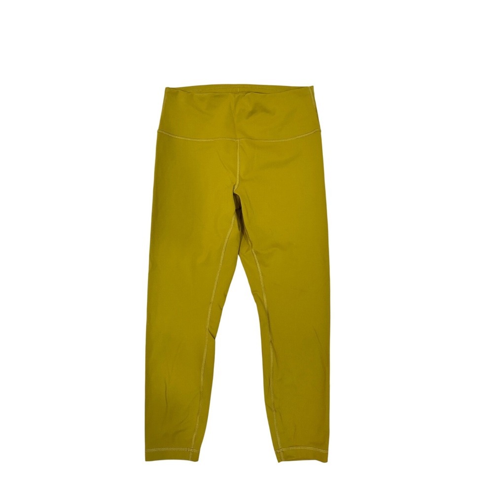 Lululemon Wunder Train High-Rise Tight 25 Mustard Yellow Gold Size 12 Leggings